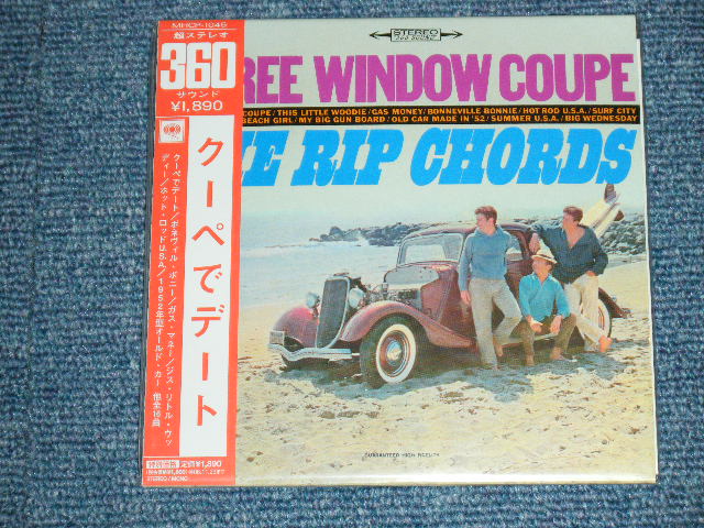 Photo1: THE RIP CHORDS - THREE WINDOW COUPE  ( ORIGINAL ALBUM + BONUS TRACKS  / MINI-LP PAPER SLEEVE CD )  / 2006 JAPAN ONLY Mini-LP Sleeve Brand New Sealed CD 