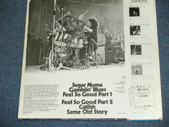 Photo: TASTE ( RORY GALLAGHER ) - LIVE TASTE  / 1973 JAPAN ORIGINAL Used LP With OBI With BACK ORDER SHEET on OBI'S BACK 