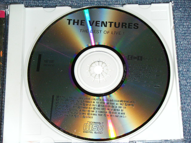 Photo: THE VENTURES - BEST OF LIVE ( Ex+++/MINT ) / 1991  JAPAN ORIGINAL Used CD 