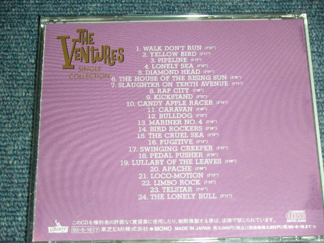 Photo: THE VENTURES - SINGLE COLLECTION VOL.1  / 1993 JAPAN Original Used CD