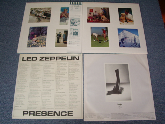 Photo: LED ZEPPELIN - PRESENCE / 1976 JAPAN LP w/OBI(With BACK ORDER SHEET ON BACK)