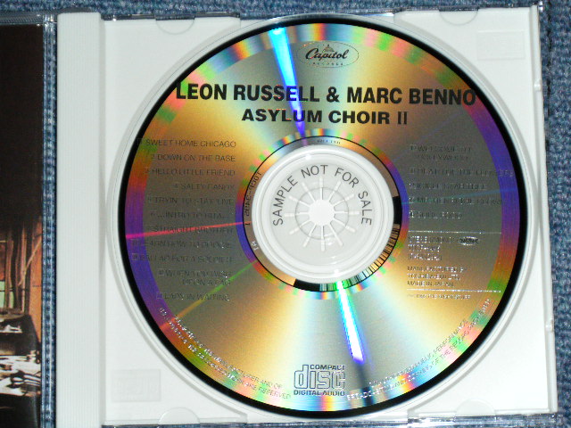 Photo: LEON RUSSELL & MARC BENNO  - ASYLUM CHOIRE II  / 1995 JAPAN  ORIGINAL PROMO Used CD With OBI 