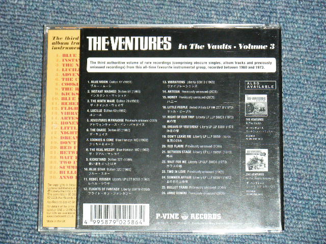 Photo: THE VENTURES - ULTRA RARE TRACKS VOL.3 ( IN THE VAULTS VOL.3 ) / 2005 JAPAN ORIGINAL Brand New Sealed CD 