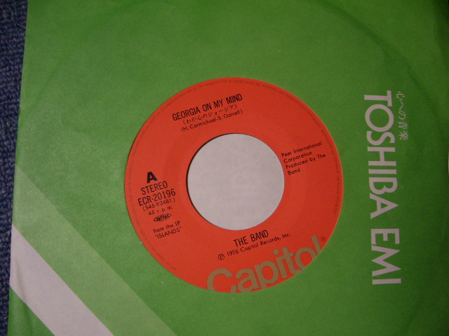 Photo: THE BAND - GEORGIA ON MY MIND / 1976 ORIGINAL 7"