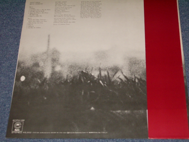 Photo: BRUCE COCKBURN - NIGHT VISION  /  1973 JAPAN ORIGINAL LP With OBI