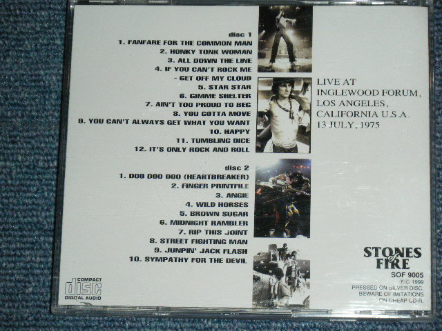 Photo: THE ROLLING STONES - IF YOU CAN'T ROCK ME ( 1975 LIVE )  / 1999  ORIGINAL COLLECTOR'S (BOOT)  Used 2 CD 