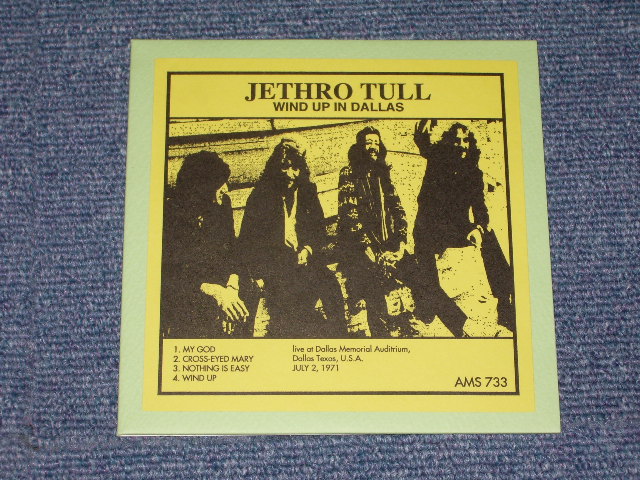 Photo1: JETHRO TULL - WIND UP IN DALLAS / Mini-LP PAPER SLEEVE  COLLECTOR'S CD Brand New 