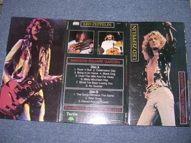 Photo: LED ZEPPELIN - MADISON SQUARE GARDEN ( 2CDs DIGI-PACK ) / 1992 AUSTRALIA Collector's  2CD 