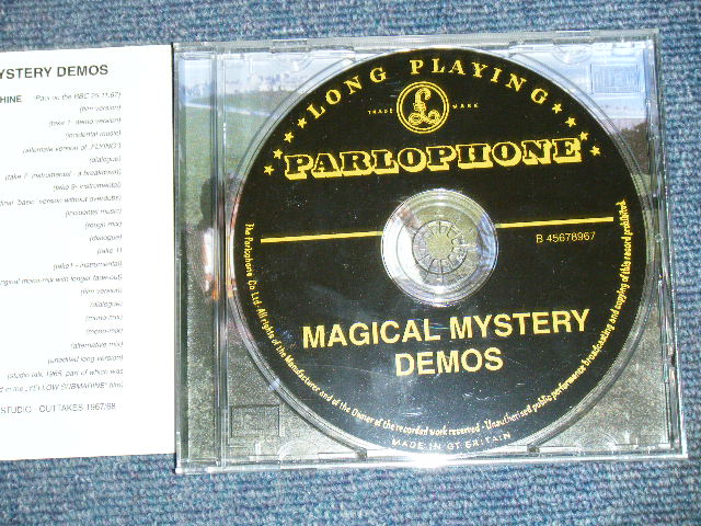 Photo: THE BEATLES - MAGICAL MYSTERY DEMOS   / Used COLLECTOR'S CD 