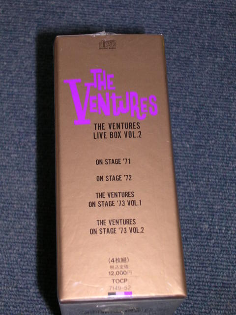 Photo: THE VENTURES - THE VENTURES LIVE BOX VOL.2 / 1992 JAPAN ORIGINAL Promo Sealed 4 CD BOXSET 